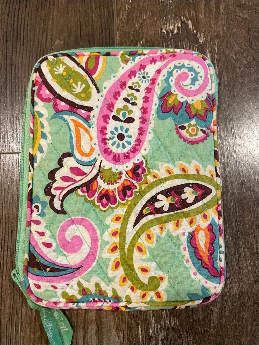 Vera Bradley Tablet/iPad Quilted Cover in Floral and Paisley